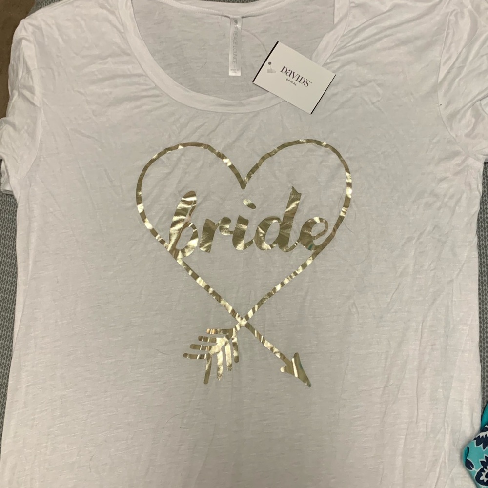 David’s bridal “bride” T-shirt